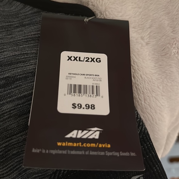 Avia Seamless Sports Bra, Low Support, XXL, NWT - Picture 4 of 5